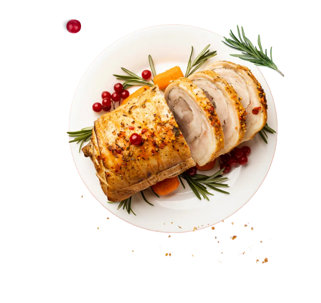 Close up of our signature soul food dish